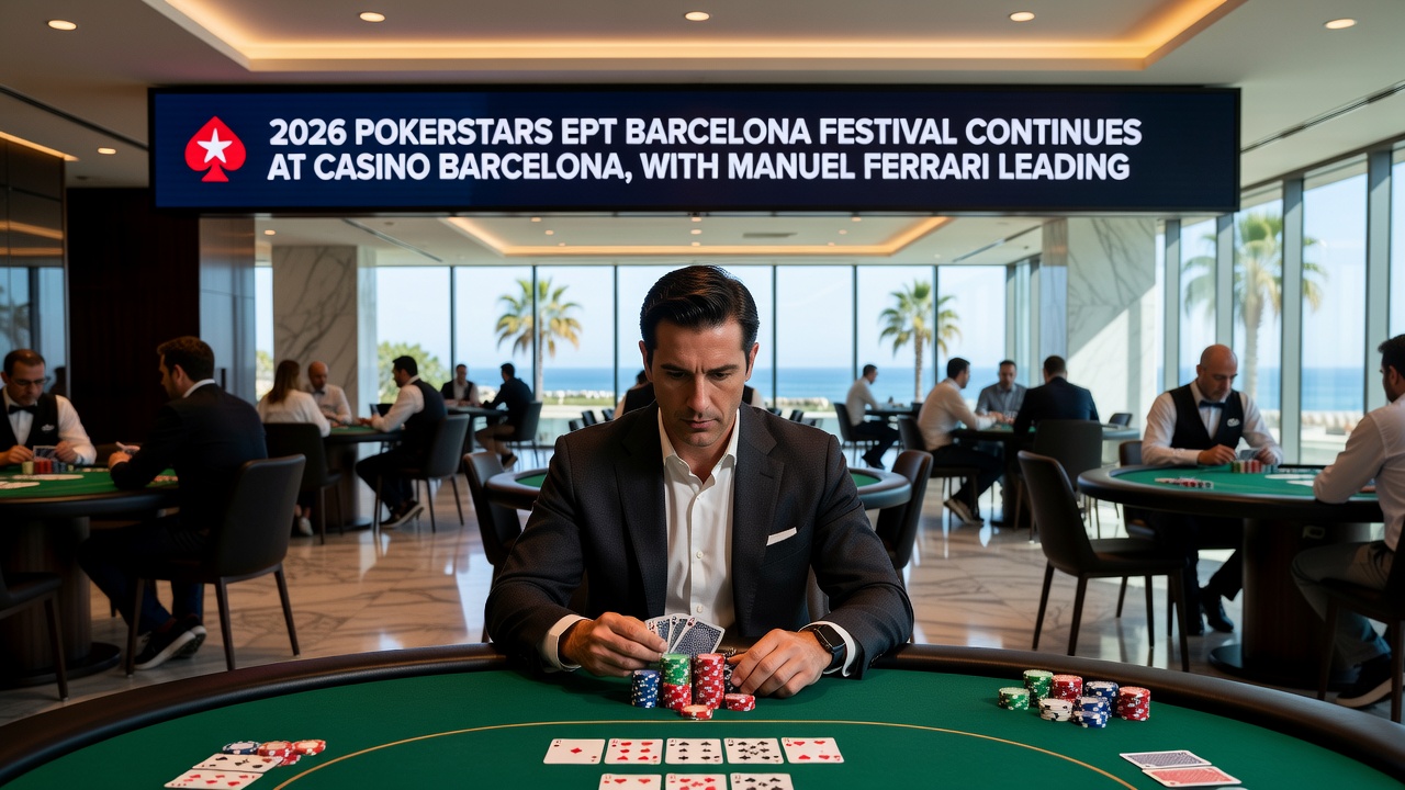 Final table action during the 2026 WSOP Main Event at Horseshoe Las Vegas